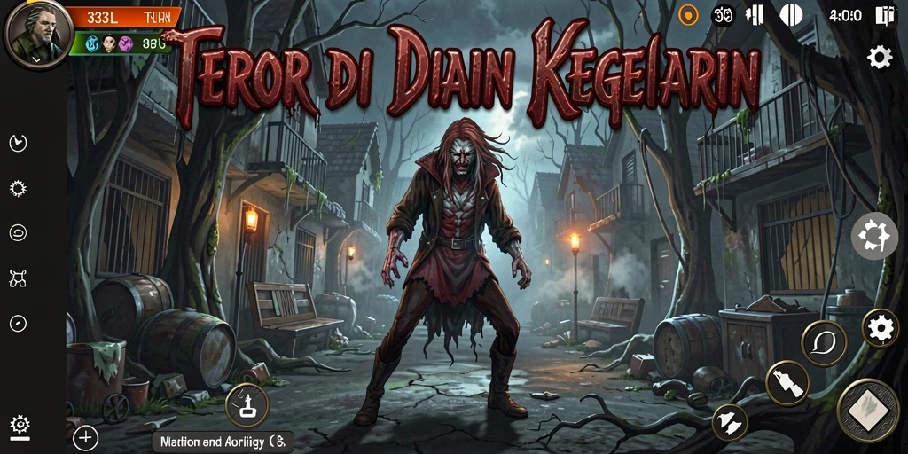Tampilan gameplay menakutkan di dalam 33L dengan suasana yang mencekam.
