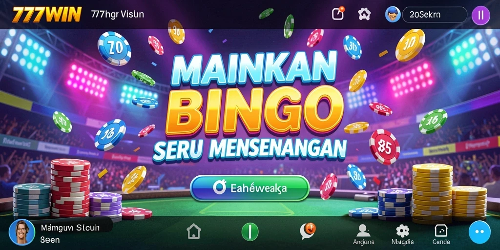 Gameplay seru Bingo di 777WIN yang menegangkan.
