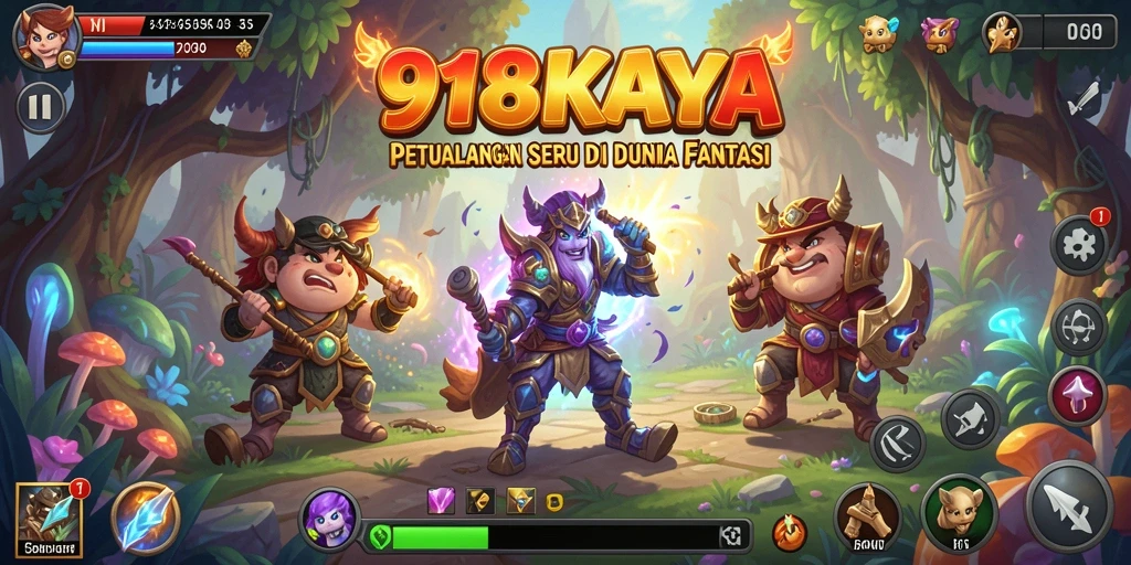 Tampilan menarik dari gameplay <strong>918KAYA</strong> dengan elemen petualangan yang seru.