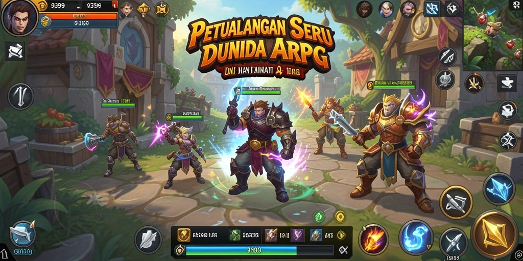 Tampilan gameplay menakjubkan dalam dunia ARPG 9399.