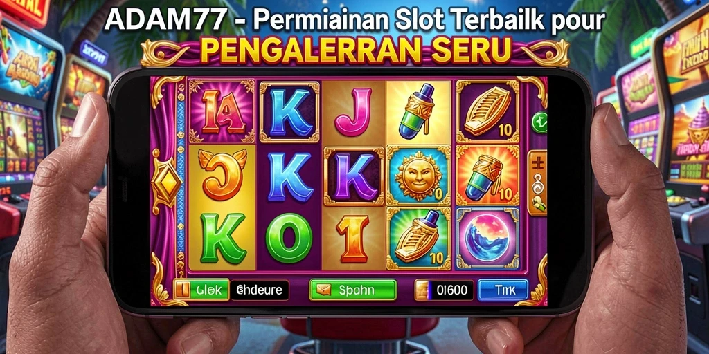 Tampilan grafis menakjubkan dari gameplay ADAM77 Slot.