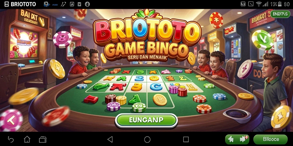 Tampilan gameplay seru BRIOTOTO saat bermain Bingo.
