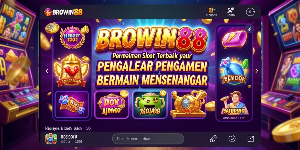 Screenshot gameplay BROWIN88 yang menampilkan pengalaman Slot yang seru.