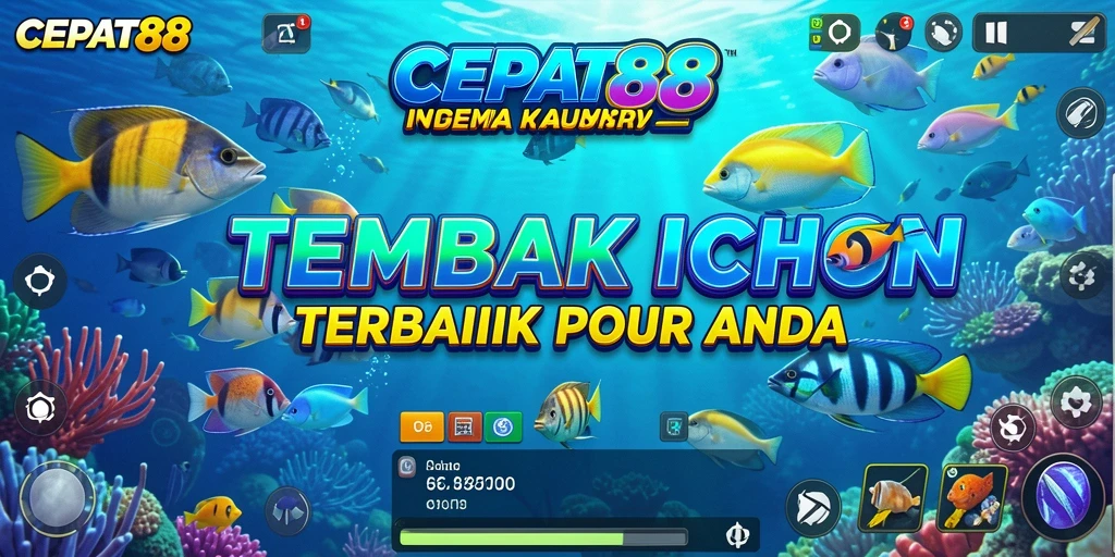 Tangkapan layar menunjukkan aksi seru dalam game Tembak Ikan.