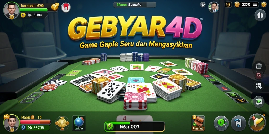 Tampilan gameplay GEBYAR4D yang seru dan menarik.