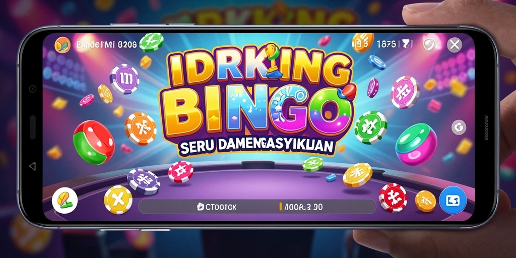 Tampilan gameplay seru dalam permainan Bingo IDRKING.