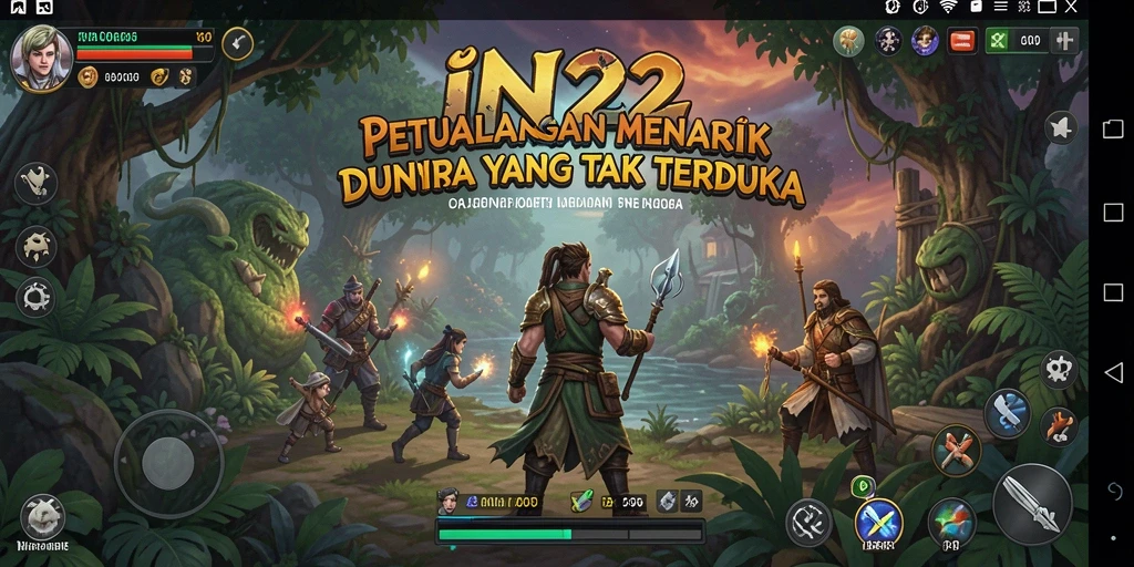 Gameplay seru IN22 dengan berbagai tantangan menanti Anda.