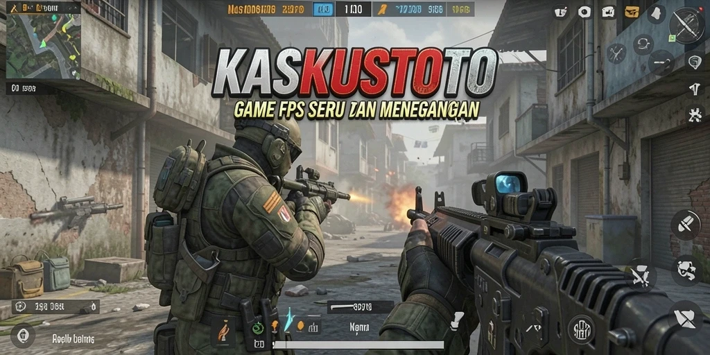 Tampilan seru gameplay KASKUSTOTO di medan pertempuran yang intens.