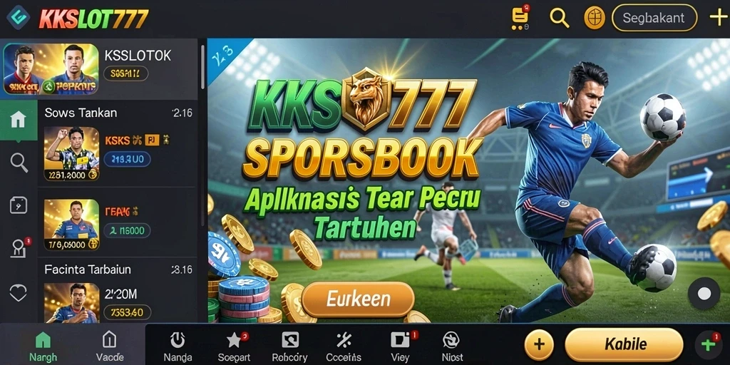 Tampilan menarik dan fungsional dari KKSLOT777 dalam aksi taruhan.