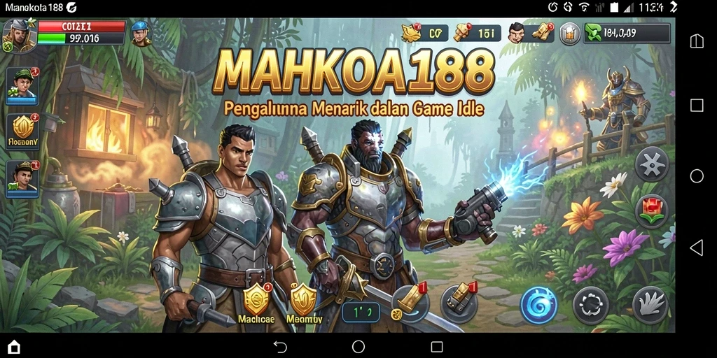 Tampilan gameplay <strong>MAHKOTA188</strong> yang menarik dengan elemen Idle yang seru.