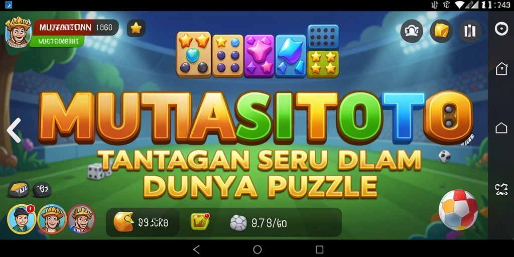 Tampilan gameplay seru dari MUTASITOTO yang penuh tantangan.