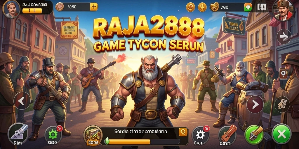 Screenshot RAJA288 menunjukkan gameplay menarik Tycoon.