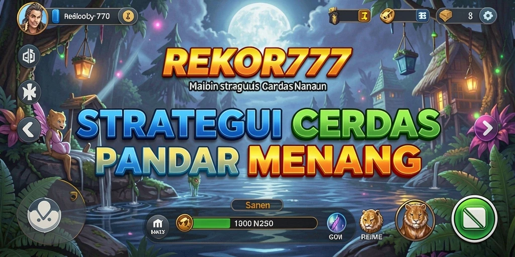 Tampilan menarik gameplay strategis REKOR777.