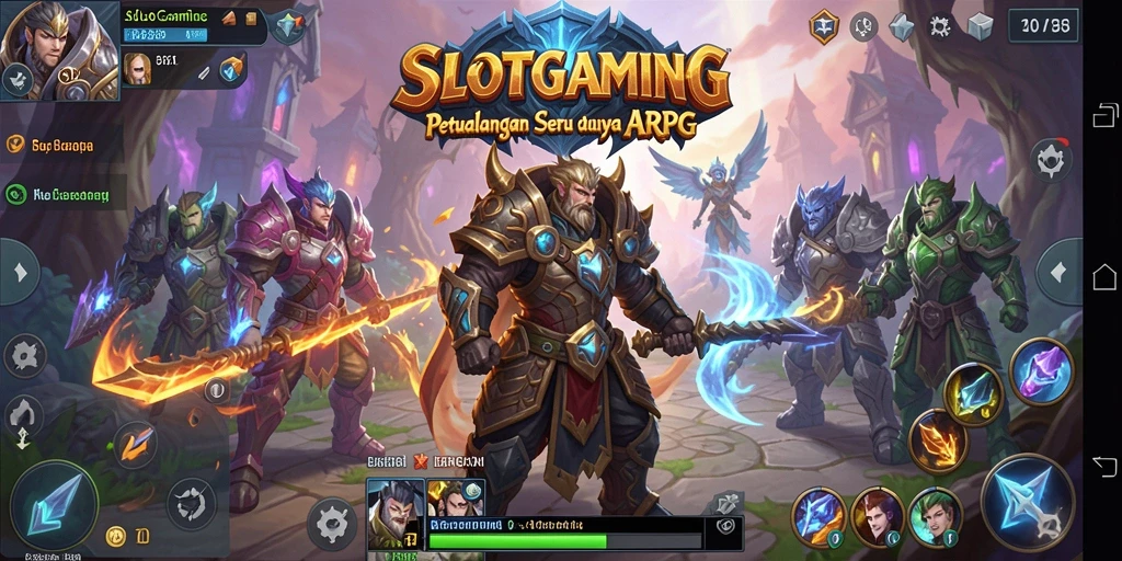 Tampilan gameplay menarik dari SLOTGAMING yang memukau.
