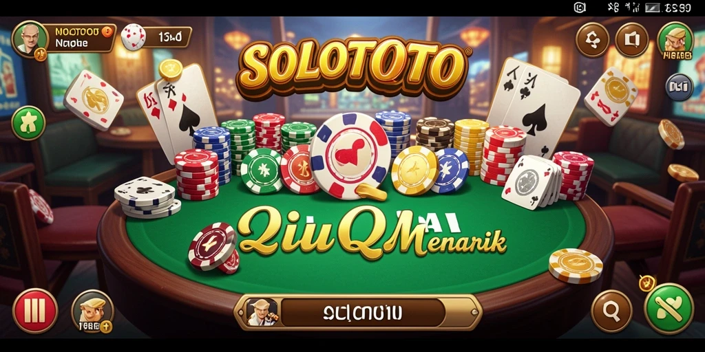 Tampilan screenshot SOLOTOTO yang menunjukkan gameplay QiuQiu yang menyenangkan.