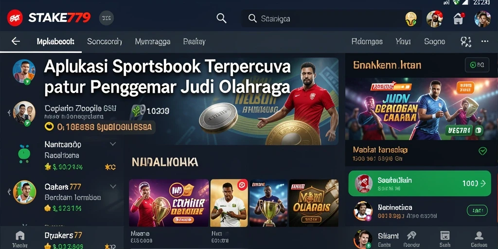Tangkapan layar utama dari gameplay Sportsbook yang menarik.