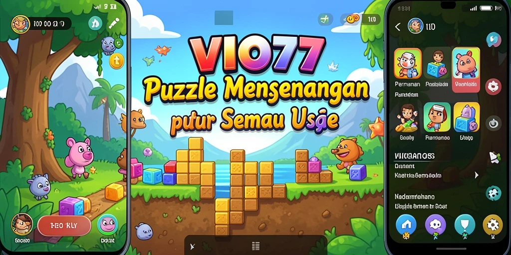 Tampilan gameplay VIO77 yang menarik dan penuh warna.