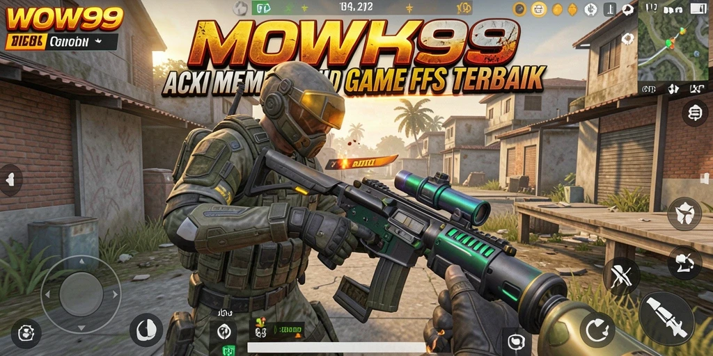 Tangkapan layar gameplay WOW99 yang penuh aksi FPS.